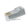 GBC 59.9600.22 - Φις δικτύου RJ45 FTP Pass Through 8PIN Για CAT6 Καλώδιο 10 τμχ Βύσματα Onetrade